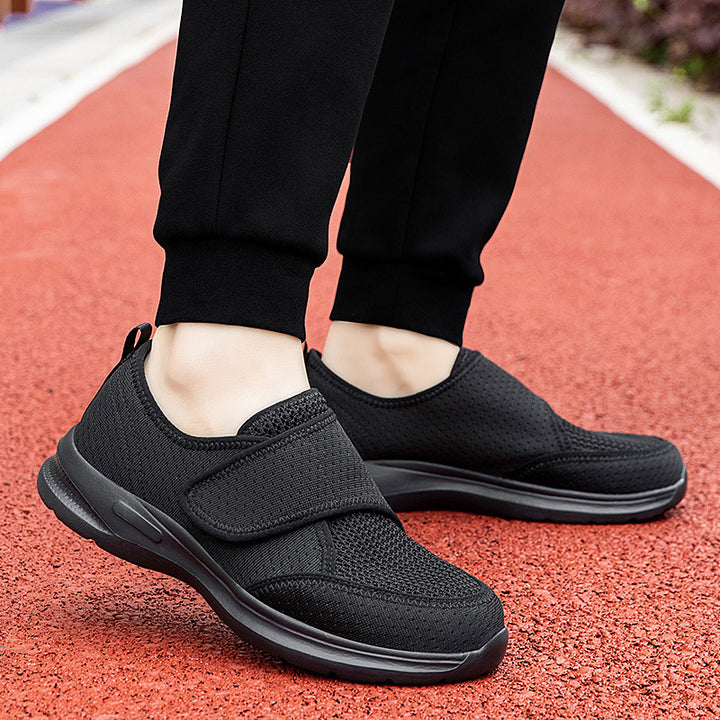 Unisex nan åndbar komfort halvskuh med velcro og ergonomisk dæmpning Skovae