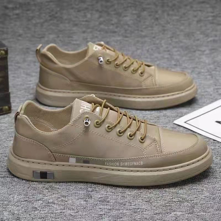 Femme Fritids Læder Sneakers Stilla