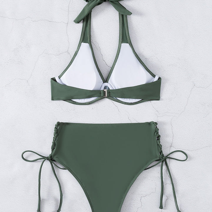 Dame Høj talje Snøre-Bikini Sæt Stilla