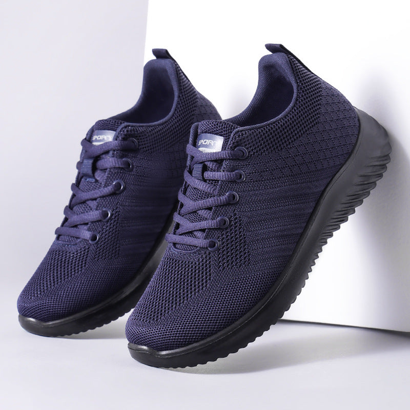 Herrer Åndbare Sport Sneakers med fleksibel Mesh-Overdel og støddæmpende sål Stilla