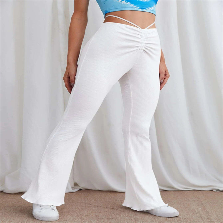 Dame Bootcut-jeansleggings med raffinement Stilla