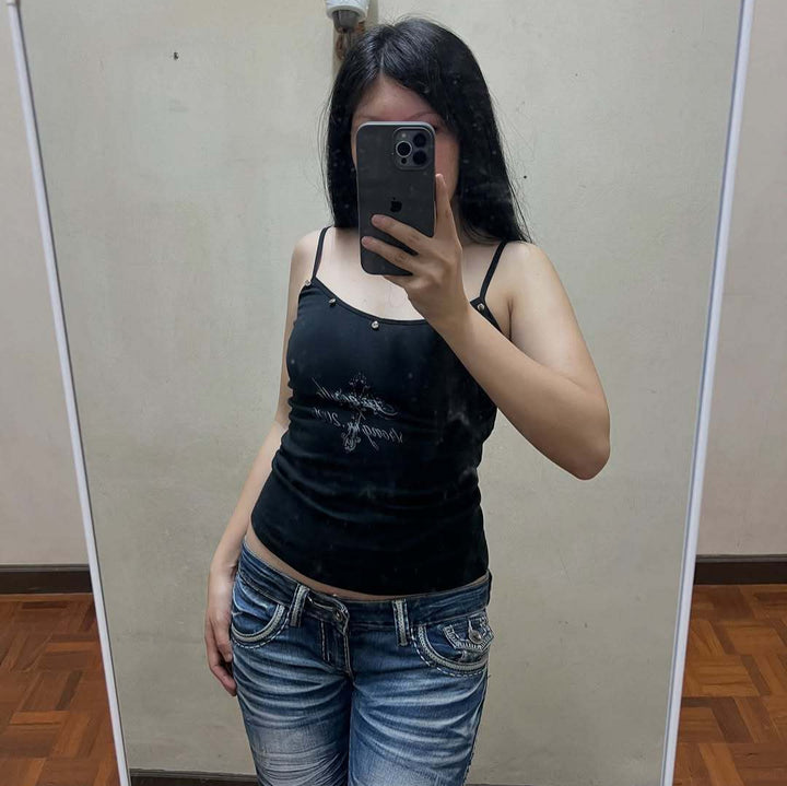 Dame Camisole med spidsaccentueret Skovae