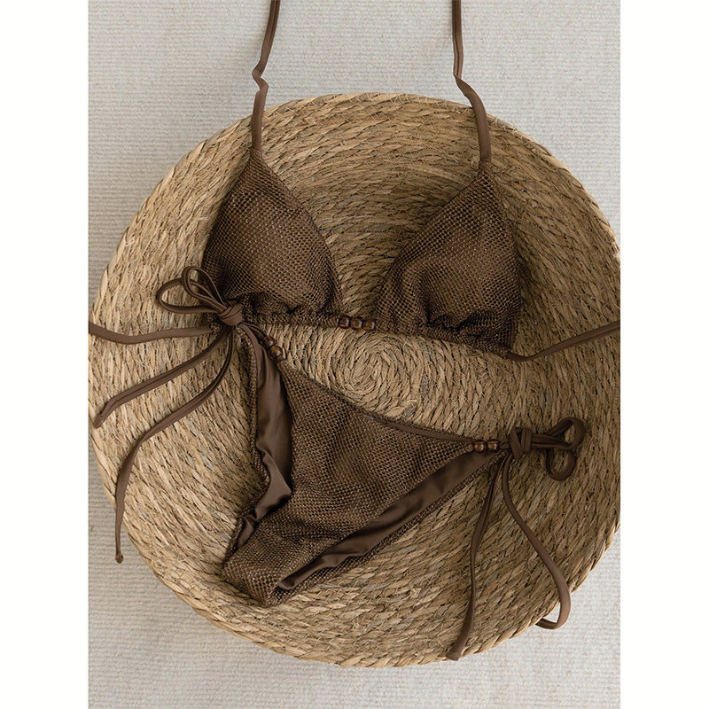Dame Mesh-Bikini-Sæt Skovae