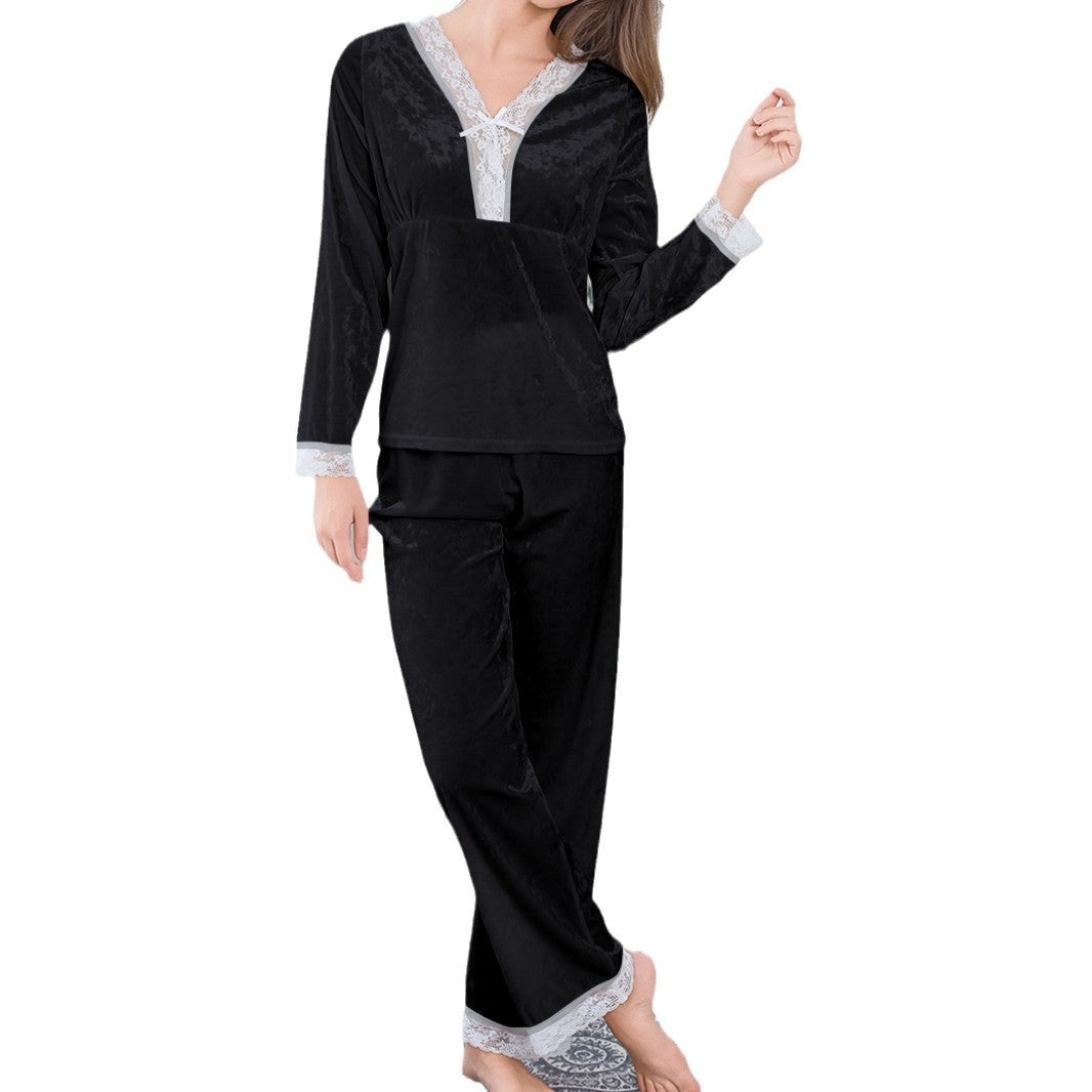 Dame samtblød pyjamas Stilla