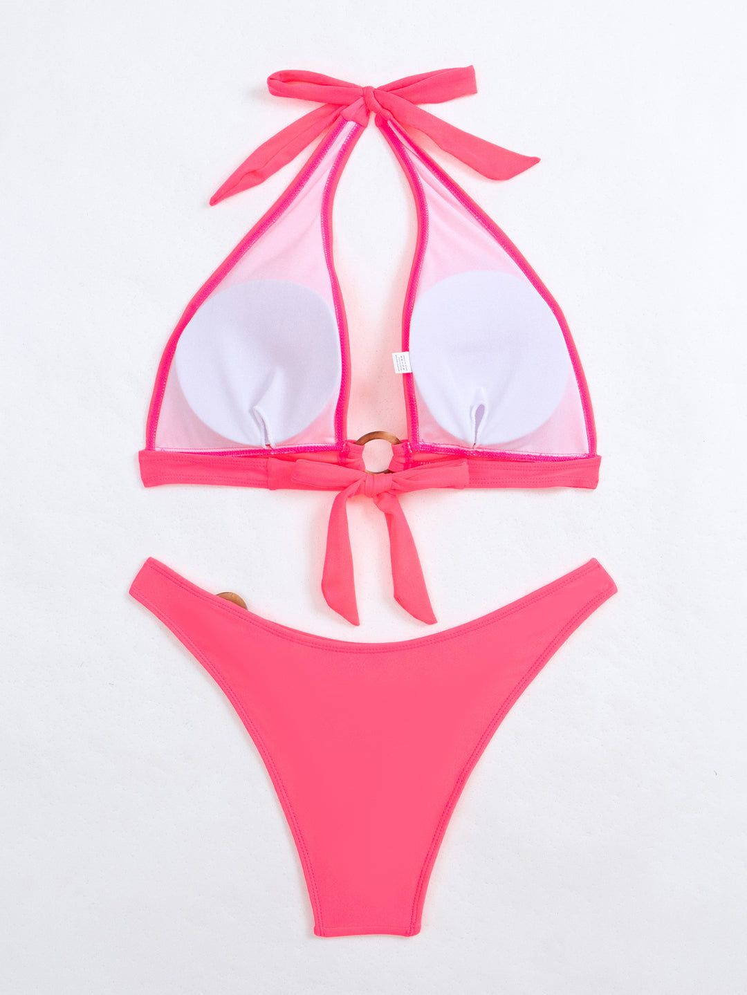 Dame Triangel-Bikini-Sæt med elegante detaljer og justerbare stropper Stilla
