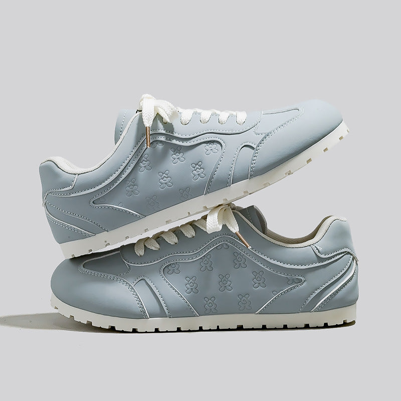 Dame Sneakers i sporty-elegant design med blomster mønster og skridsikker sål Stilla