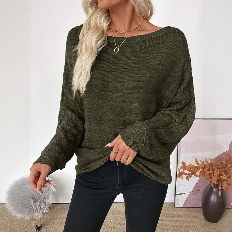 Kvinder Off-Shoulder Strik Sweater Stilla