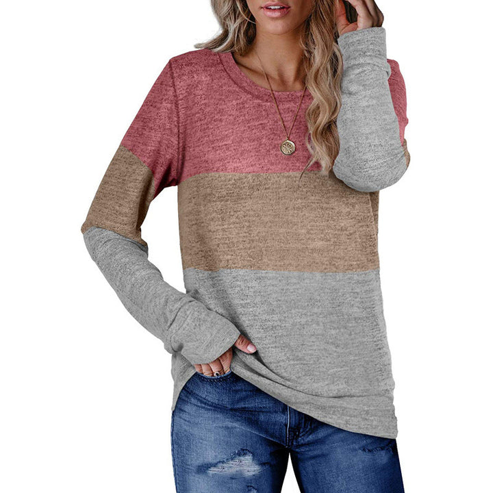 Femme Color Block Langærmet-Trøje Stilla