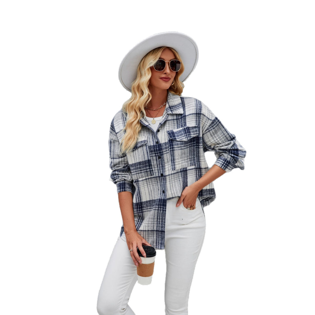 Dame ternet overshirt lavet af kvalitets flanel med praktiske lommer Skovae