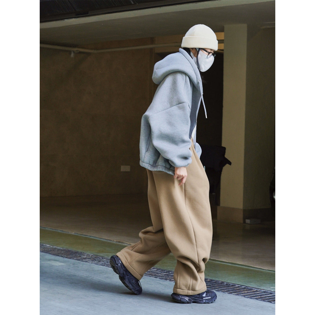 Kvinders Komfortable Oversized Hoodie Jakke med Generøse Lommer og Snoretræk Stilla