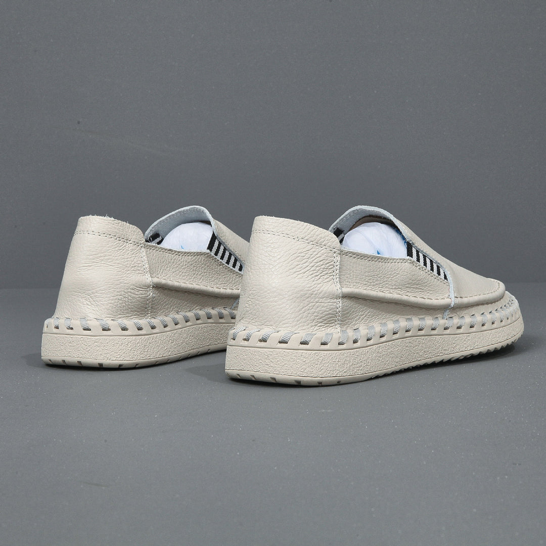 Femme Behagelige Læder Slipper Flats Stilla