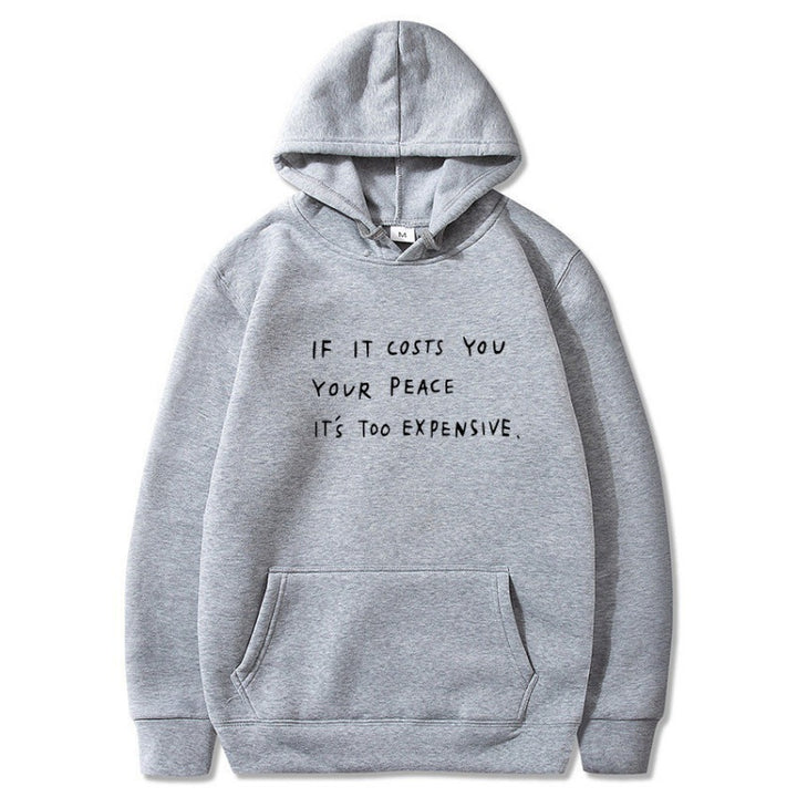 Kvinders hoodie med inspirerende citat og komfortabel pasform Skovae