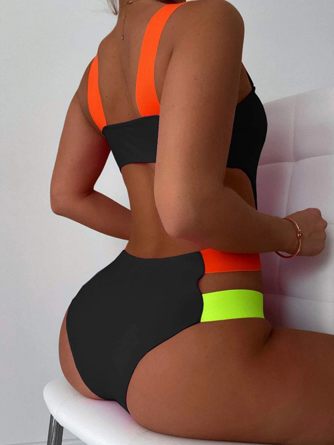 Damer Sporty Cut-Out Éntailer Badedragt Skovae