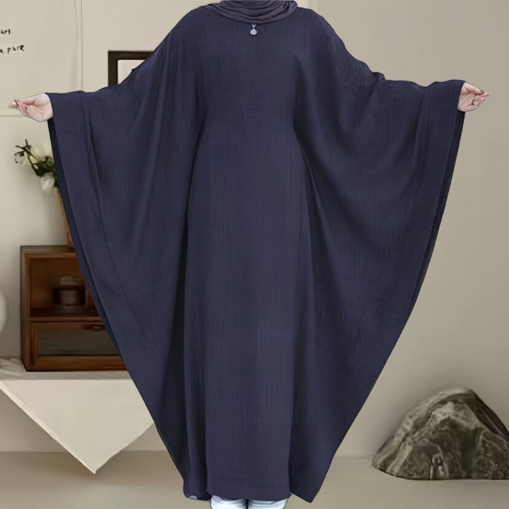 Dame Kaftan Kjole med bred pasform og elegante vingeærmer Stilla