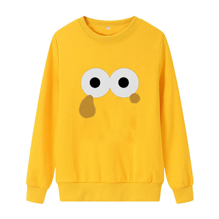Kvinders sweatshirts med unikt cartoon design Skovae
