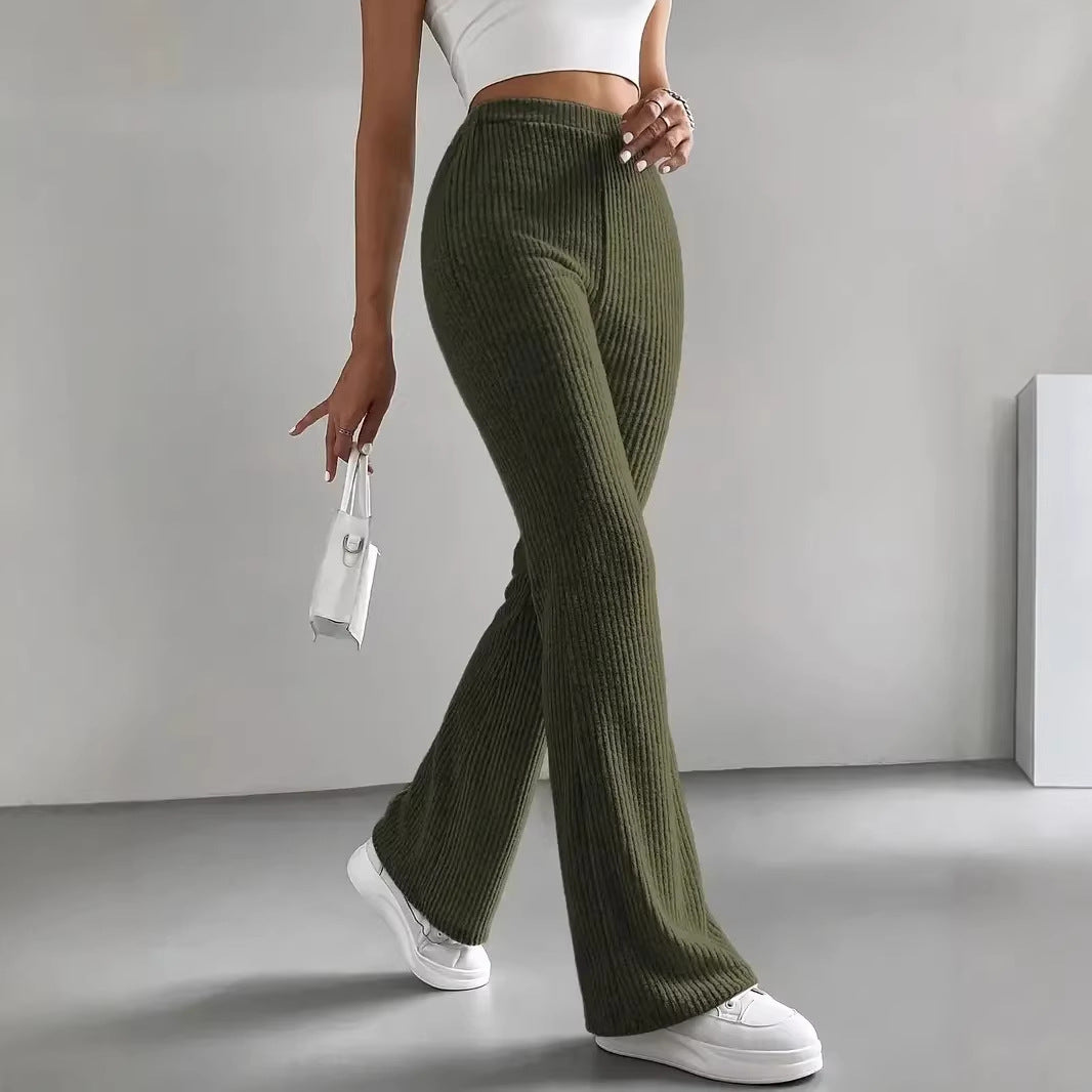 Dame Wide-Leg Ribbett-Bukser Skovae