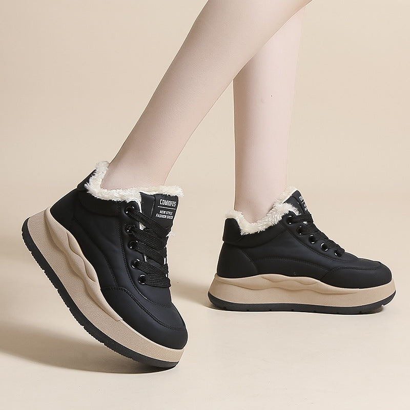 Dame Vinter Sneakers med varm Foring og skridsikker Såle Stilla
