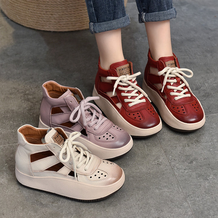 Damer mode High-Top sneakers med åndbart overmateriale og nutidigt design Stilla