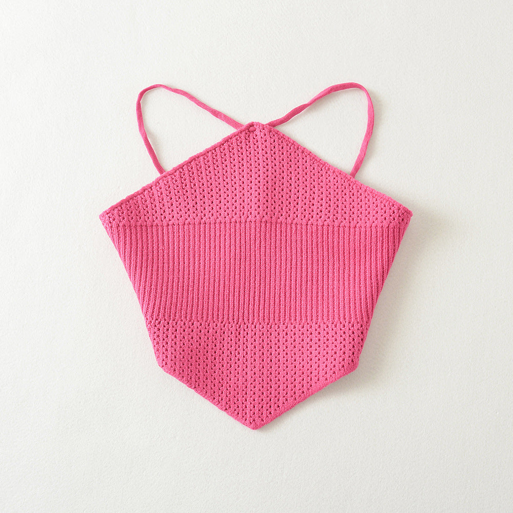 Dame tanktop med stilfuldt netdesign og fashionable volangdetaljer Stilla