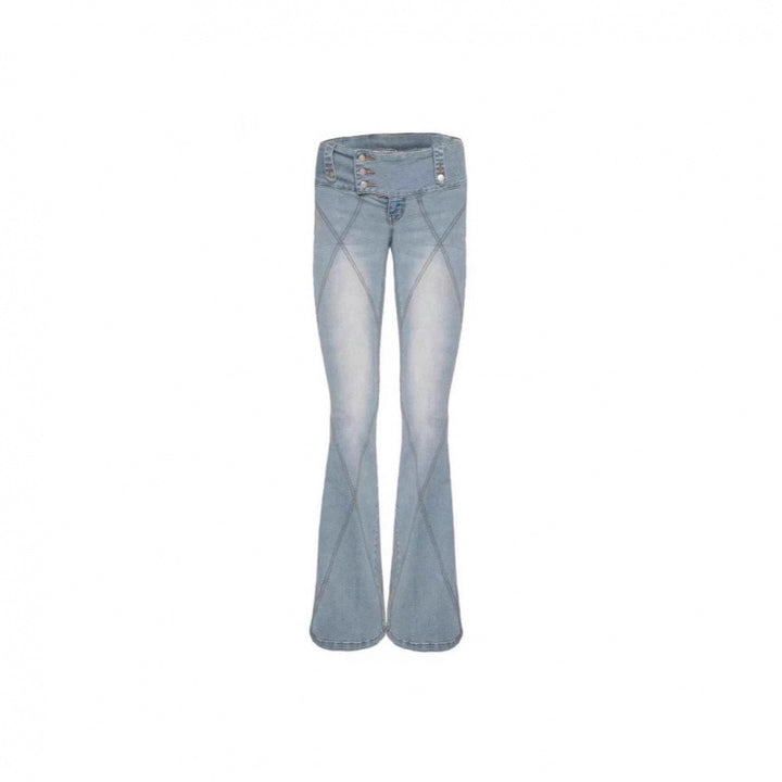 Dame flare jeans Stilla
