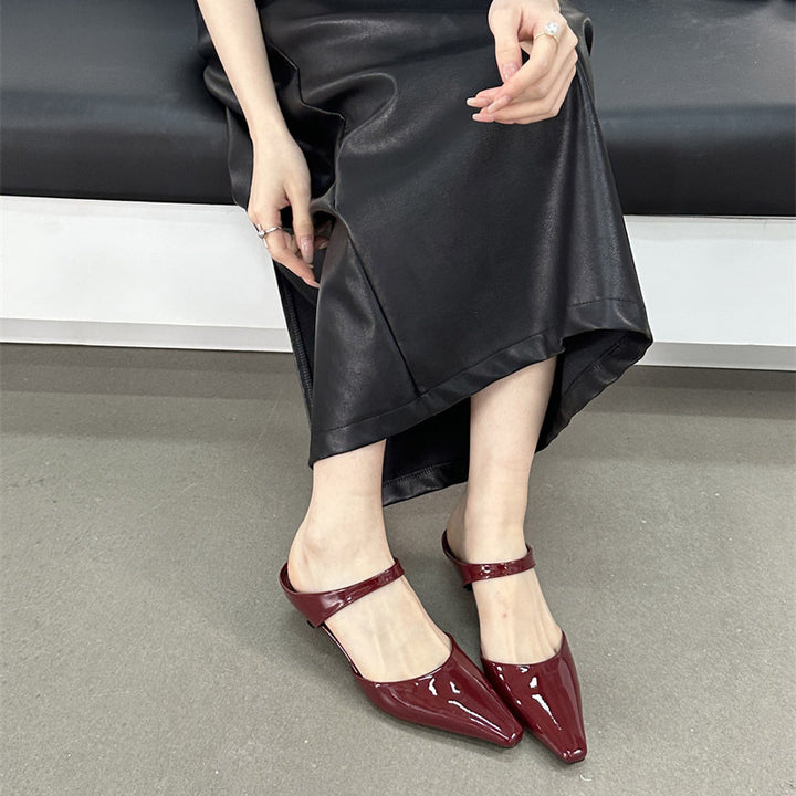 Dame Sling-Pumps med moderne spids design og elegant hælhøjde Stilla