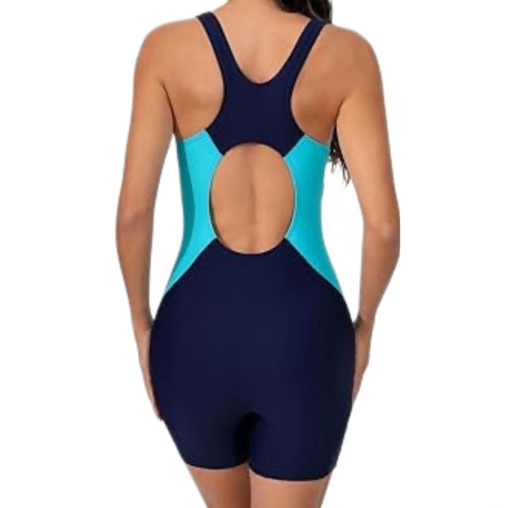 Dame Sporty Badeoverall med korte ben Skovae