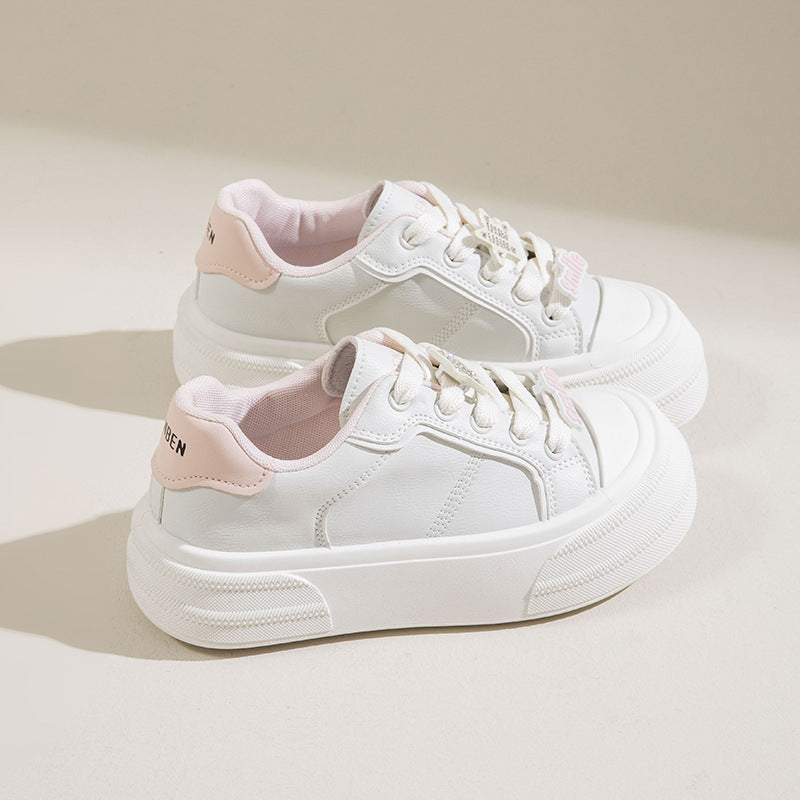 Dame platform-sneakers med åndbart overmateriale og dæmpet sål Stilla