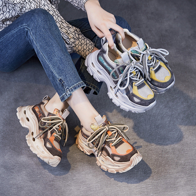 Herrer Chunky Platform Mode Sneakers Stilla