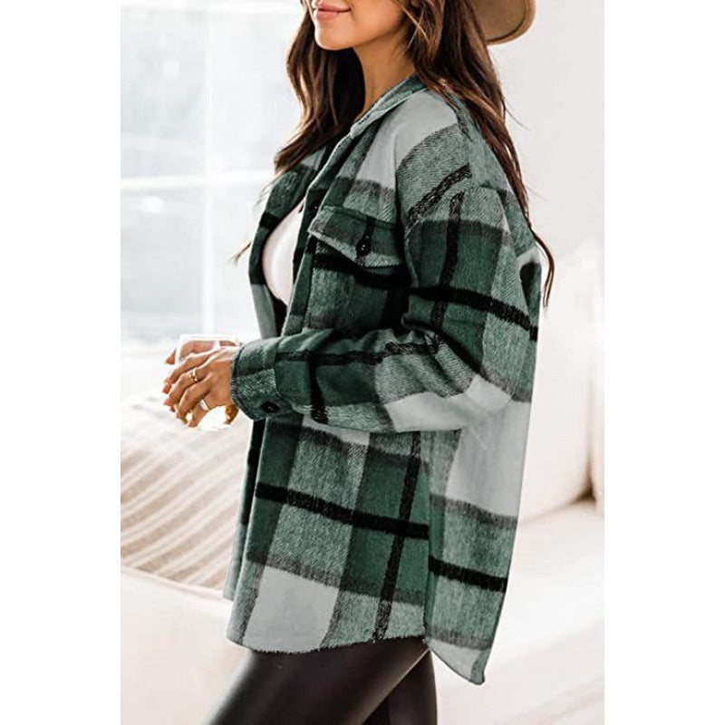 Dame flannel skjorte Stilla