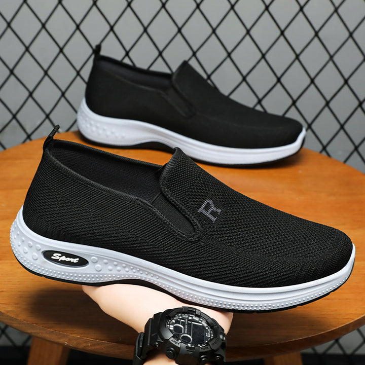 Dame Åndbare Slip-On Sneakers med skridsikker sål og elastisk indgang Stilla