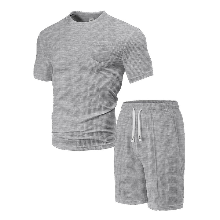 Herrer Fritids-Loungewear Sæt i åndbart materiale med lommer Stilla