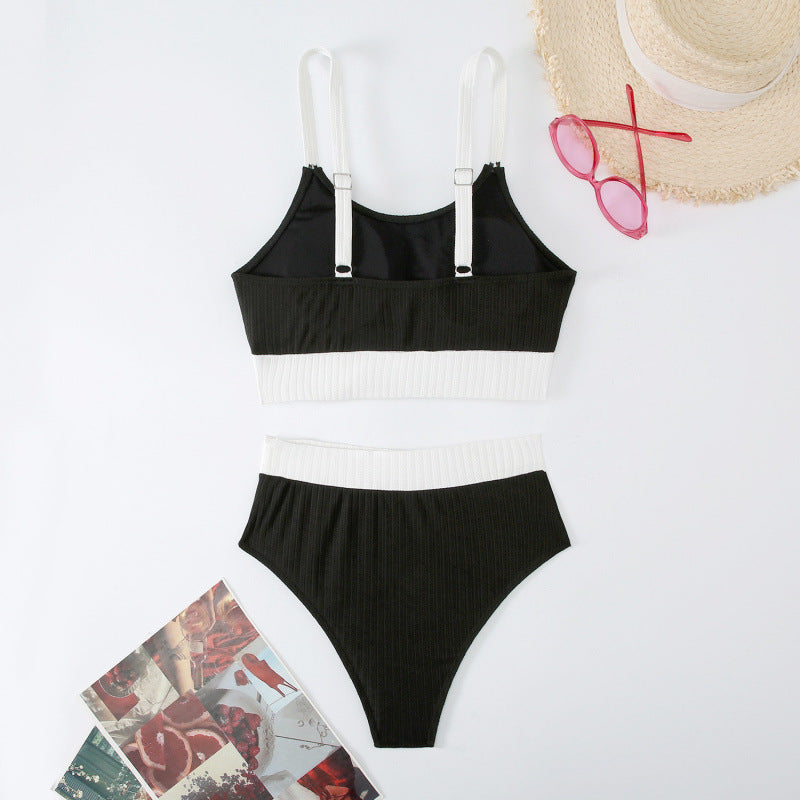 Dame Sport-Bikini-Sæt med elegant design og justerbare stropper Skovae