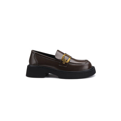 Dame Chunky Loafer med markant spænde Stilla