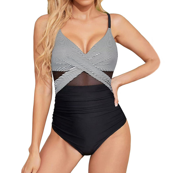 Dame Kvalitets Én-delt Badetøj med trendy Cut-Out-detaljer Skovae