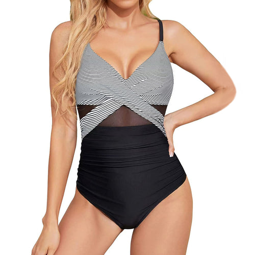Dame Kvalitets Én-delt Badetøj med trendy Cut-Out-detaljer Skovae