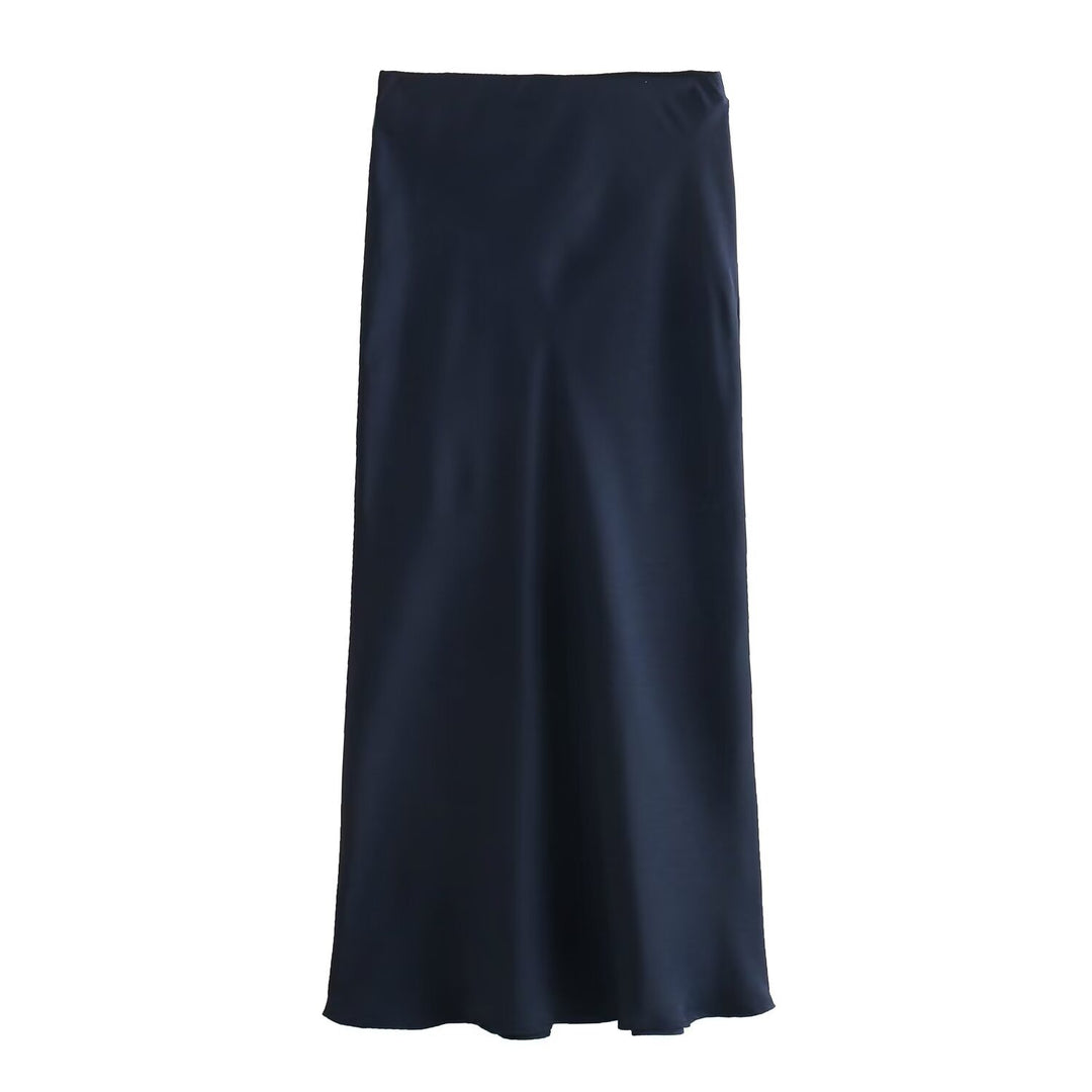 Dame lang satin skirt Skovae