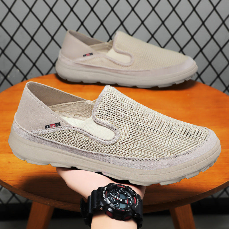 Dame Let Slip-On Åndbare Sneakers med Fleksibelt Mesh-Design Stilla