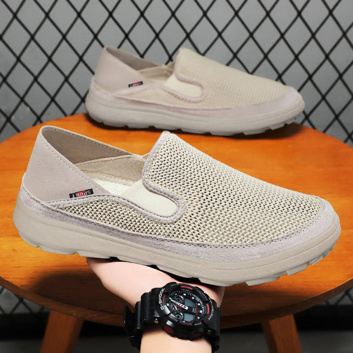 Dame Let Slip-On Åndbare Sneakers med Fleksibelt Mesh-Design Stilla