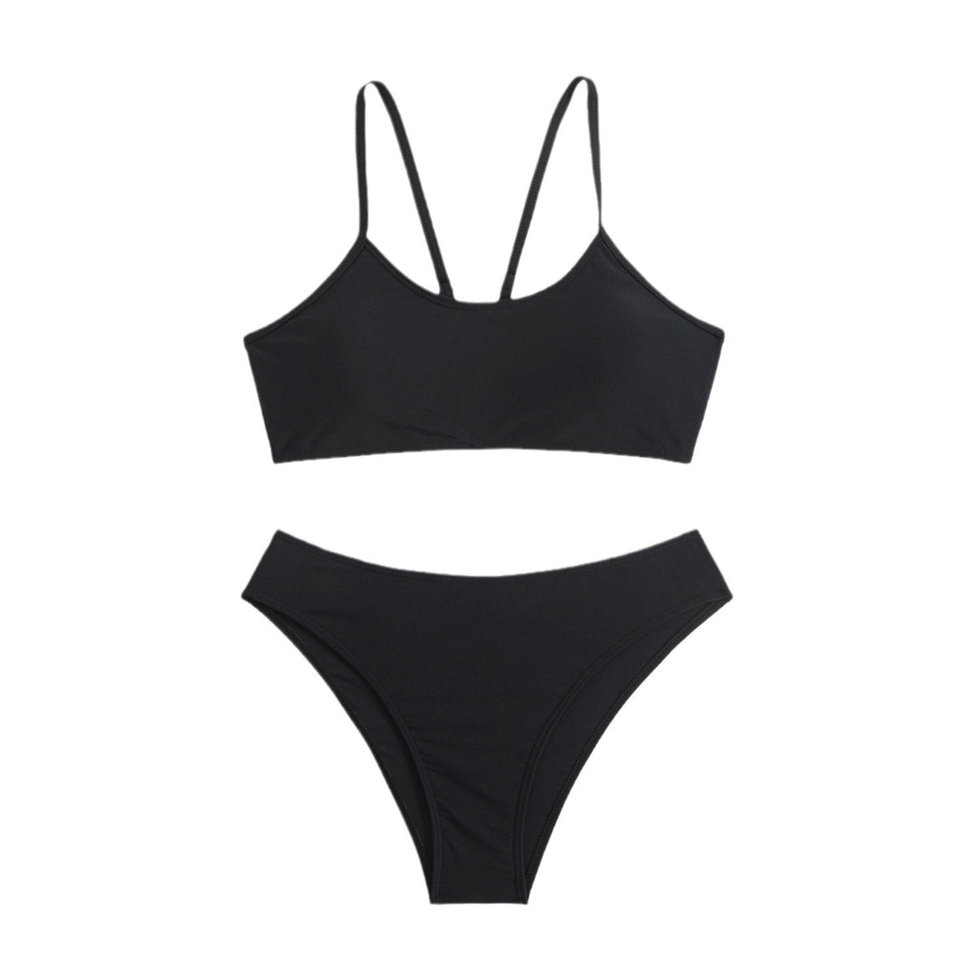 Dame Bikini-sæt med justerbare stropper og højt skåret trusse Stilla