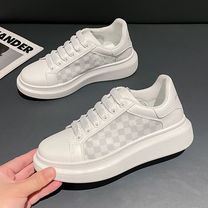 Dame Sneakers med åndbar netstruktur og stilfuldt design Stilla