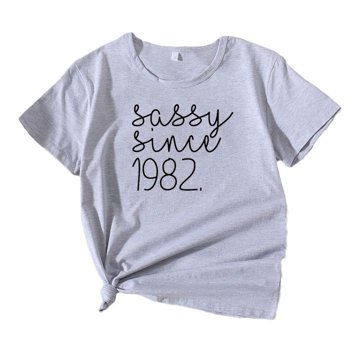 Dame Sassy Statement Grafik T-Shirt Stilla