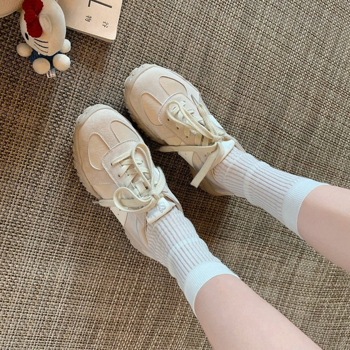 Dame Modische Sneakers med skridsikker profil sål og åndbart overmateriale Stilla