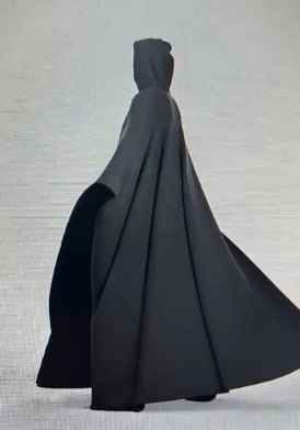 Dame multifunktionel poncho tæppe med hætte Stilla