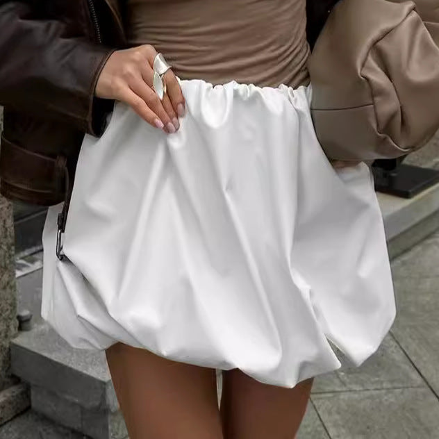 Dame afslappet tulle-nederdel med elastisk talje og voluminøs snit Stilla