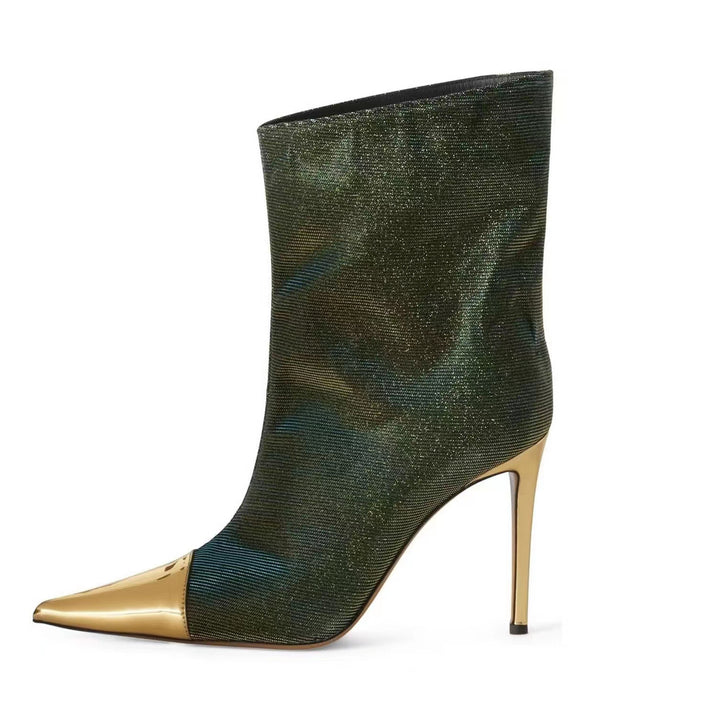 Femme Stiletto Støvler med metalliske accenter Stilla