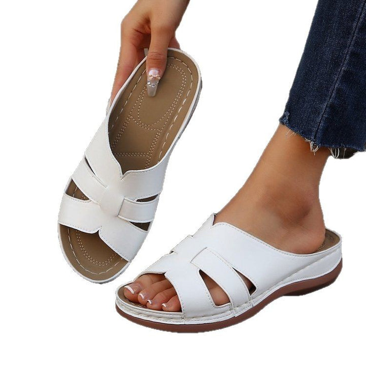 Dame komfort-sandaler med ergonomisk fodseng og modetremmer Stilla
