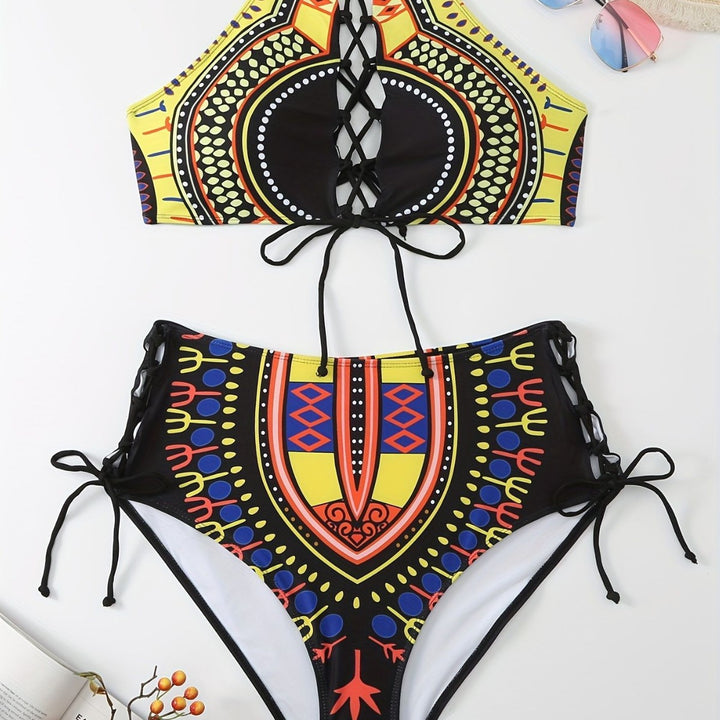 Damer Kvalitetsbikini med raffineret snørredesign Skovae