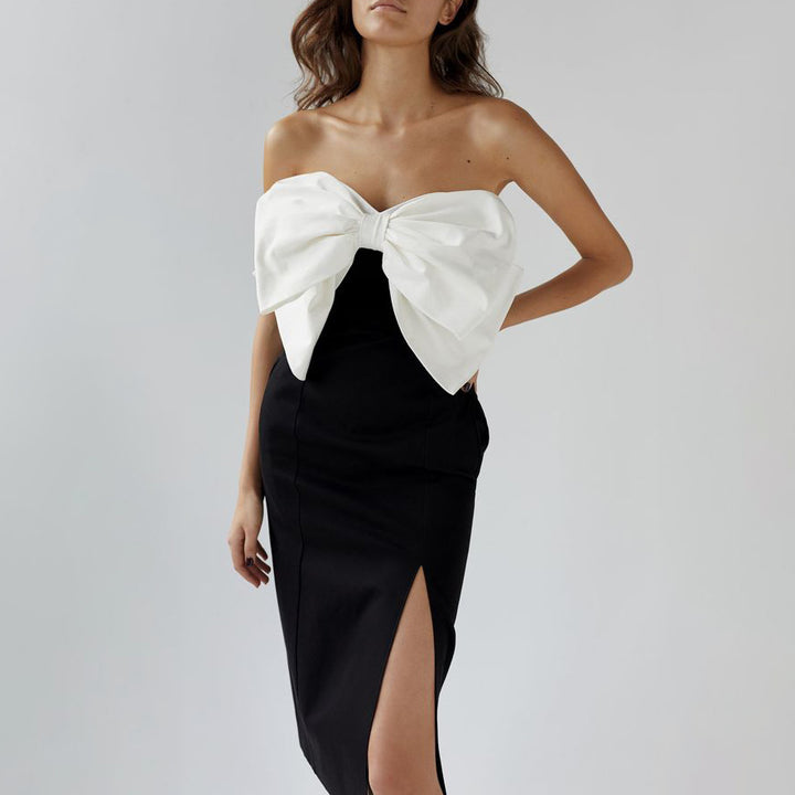 Damer Elegant Strandkjole med Removable-detail og smal slids Stilla