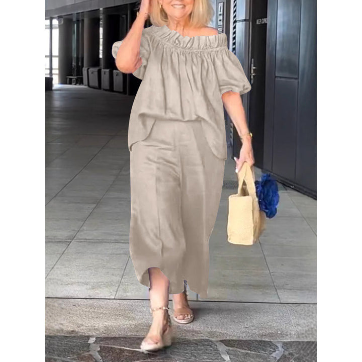 Dame luftig sommerbluse i boho-stil Stilla