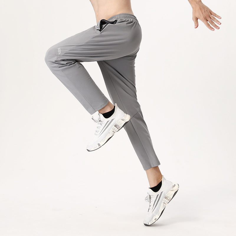 Herrer Sporty hverdag fritidsbukser med elastisk talje og praktiske sidelommer Stilla